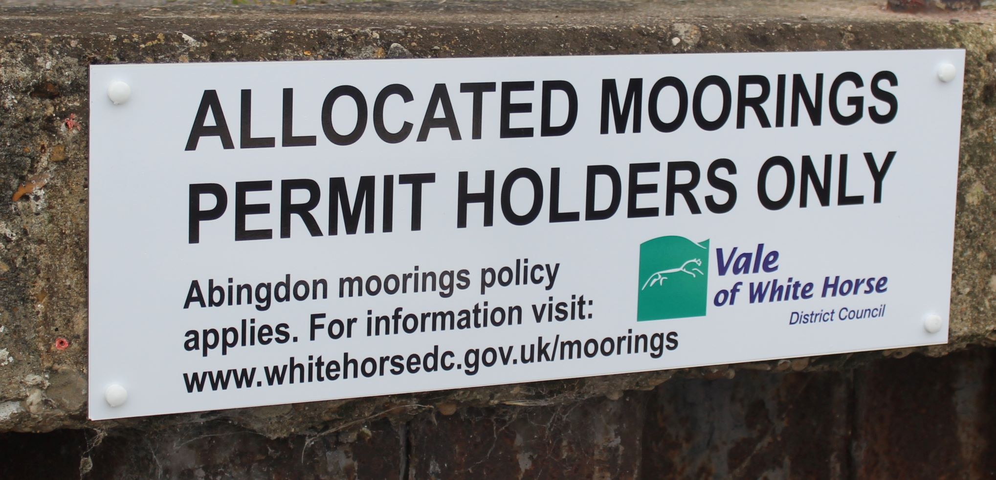 Wall Signs for Vale of White Horse District Council