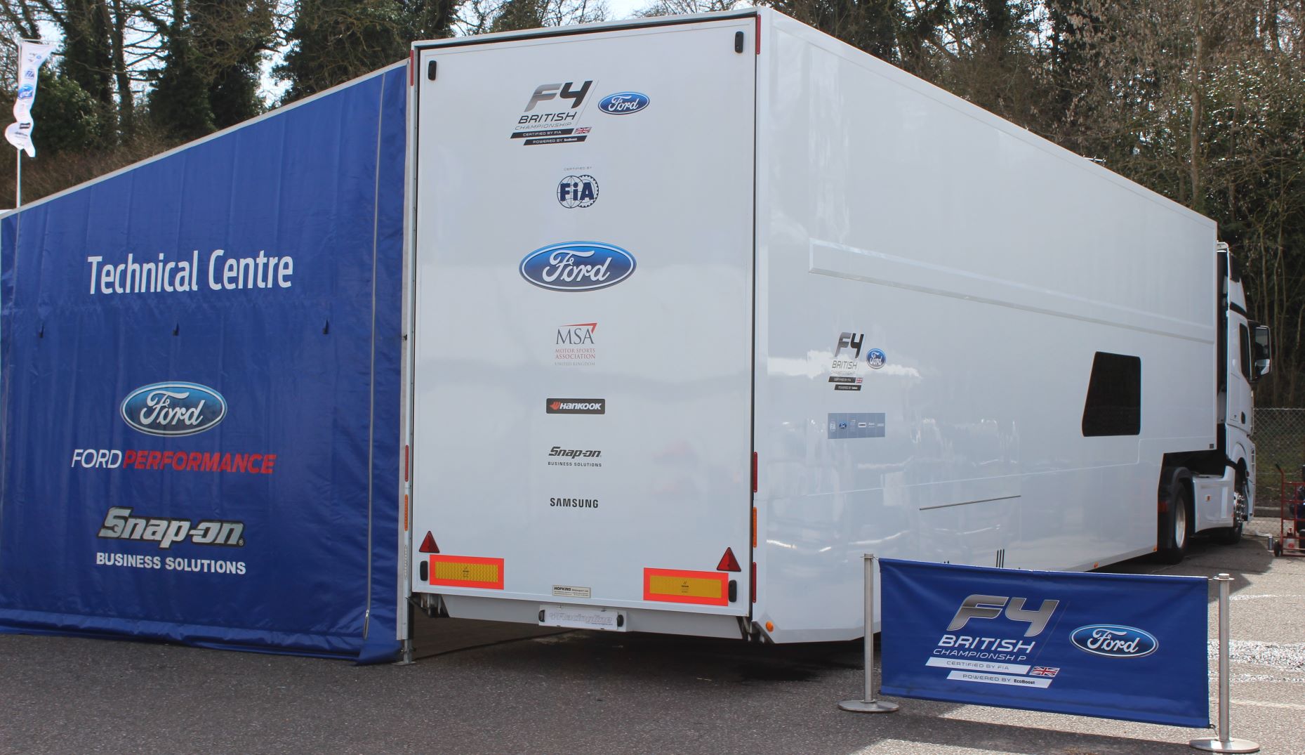 British F4 Technical Truck