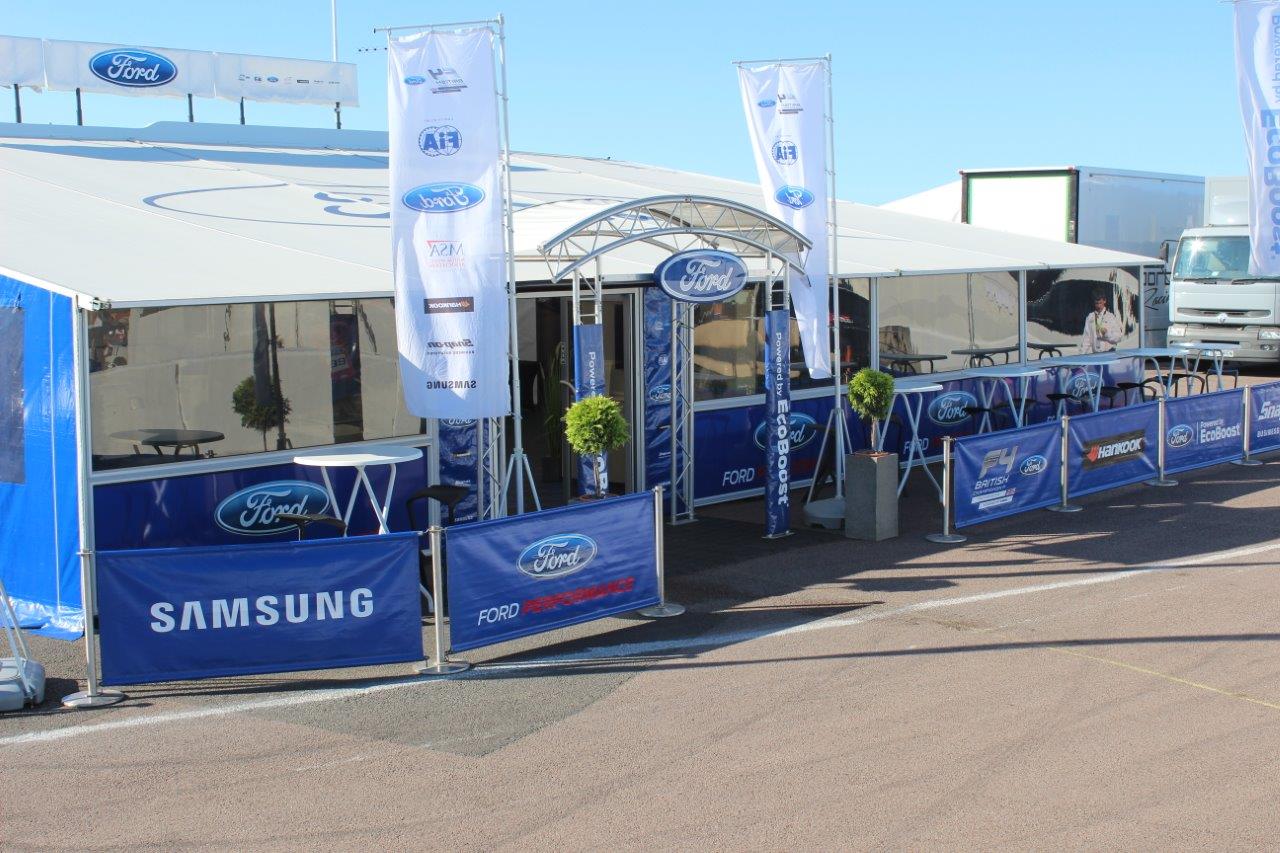FIA British F4 Paddock Branding
